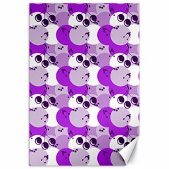 Purple Cherry Dots Canvas 20  X 30   by snowwhitegirl