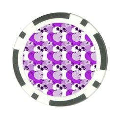 Purple Cherry Dots Poker Chip Card Guard (10 Pack) by snowwhitegirl