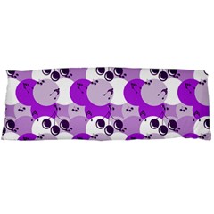 Purple Cherry Dots Body Pillow Case (dakimakura) by snowwhitegirl