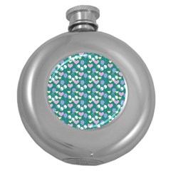 Ocean Cherry Round Hip Flask (5 Oz) by snowwhitegirl