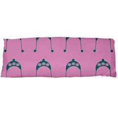 Pink Flower Teal Hat Body Pillow Case Dakimakura (Two Sides)