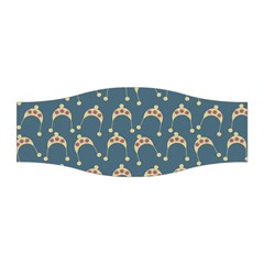 Teal Beige Hats Stretchable Headband