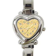 Hats Pink Beige Heart Italian Charm Watch by snowwhitegirl