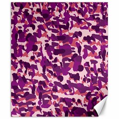 Pink Camo Canvas 20  X 24   by snowwhitegirl