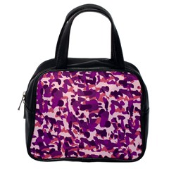 Pink Camo Classic Handbags (one Side) by snowwhitegirl