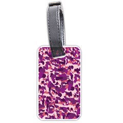 Pink Camo Luggage Tags (one Side)  by snowwhitegirl