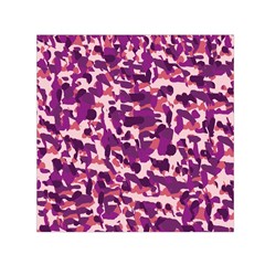 Pink Camo Small Satin Scarf (square) by snowwhitegirl