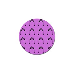 Violet Flower Hat Golf Ball Marker by snowwhitegirl