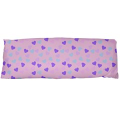 Blue Pink Hearts Body Pillow Case (dakimakura) by snowwhitegirl