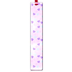 Blue Pink Hearts Large Book Marks by snowwhitegirl