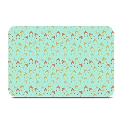 Blue Orange Hats Plate Mats