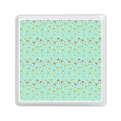 Blue Orange Hats Memory Card Reader (square)  by snowwhitegirl