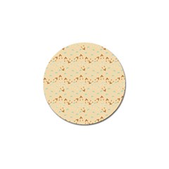 Winter Hats Beige Golf Ball Marker (4 Pack)