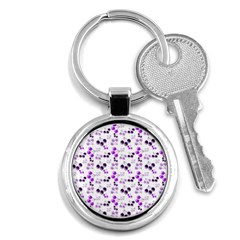 Purple Cherries Key Chains (round)  by snowwhitegirl