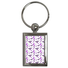 Purple Cherries Key Chains (rectangle)  by snowwhitegirl