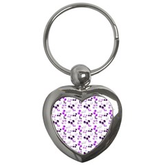 Purple Cherries Key Chains (heart)  by snowwhitegirl