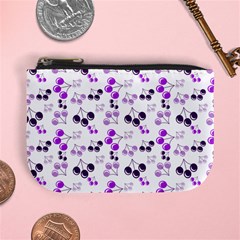 Purple Cherries Mini Coin Purses by snowwhitegirl