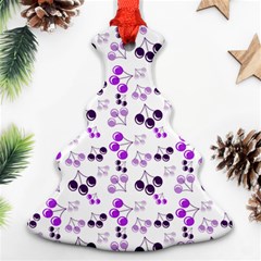 Purple Cherries Ornament (christmas Tree)  by snowwhitegirl