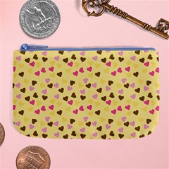 Beige Hearts Large Coin Purse by snowwhitegirl