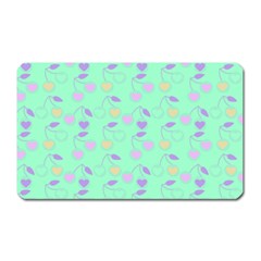 Mint Heart Cherries Magnet (Rectangular)