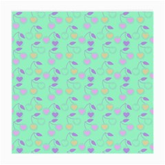 Mint Heart Cherries Medium Glasses Cloth