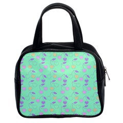 Mint Heart Cherries Classic Handbags (2 Sides)