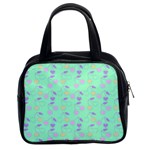 Mint Heart Cherries Classic Handbags (2 Sides) Front