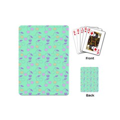 Mint Heart Cherries Playing Cards (Mini) 