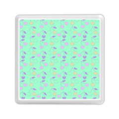 Mint Heart Cherries Memory Card Reader (square)  by snowwhitegirl