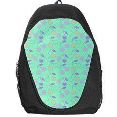 Mint Heart Cherries Backpack Bag