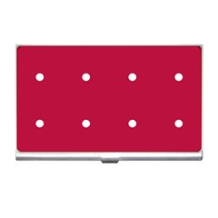 Red Dot Business Card Holders by snowwhitegirl