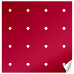 Red Dot Canvas 12  X 12   by snowwhitegirl