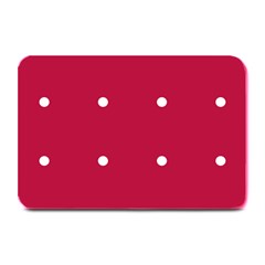 Red Dot Plate Mats by snowwhitegirl