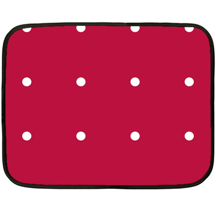 Red Dot Fleece Blanket (Mini)