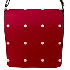 Red Dot Flap Messenger Bag (s) by snowwhitegirl