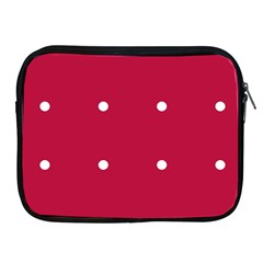 Red Dot Apple Ipad 2/3/4 Zipper Cases by snowwhitegirl