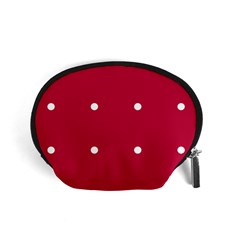 Red Dot Accessory Pouches (small)  by snowwhitegirl