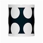 Big Dot Teal Blue White Mugs Center