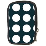 Big Dot Teal Blue Compact Camera Cases Front