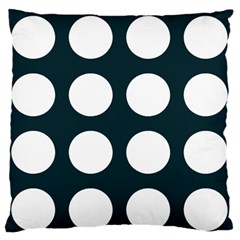 Big Dot Teal Blue Standard Flano Cushion Case (one Side) by snowwhitegirl