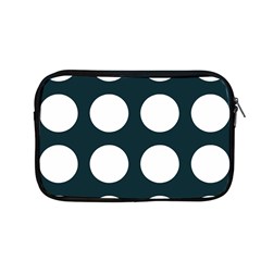 Big Dot Teal Blue Apple Macbook Pro 13  Zipper Case by snowwhitegirl