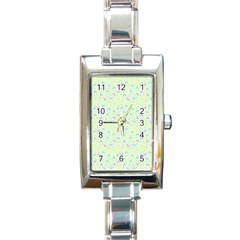 Minty Hats Rectangle Italian Charm Watch by snowwhitegirl