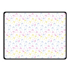 Pastel Hats Double Sided Fleece Blanket (small) 