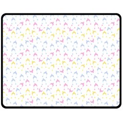 Pastel Hats Double Sided Fleece Blanket (medium) 