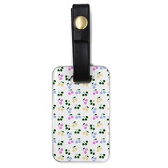 Green Cherries Luggage Tags (one Side)  by snowwhitegirl