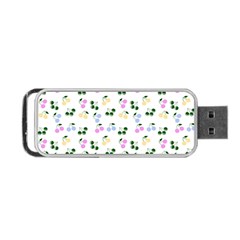 Green Cherries Portable Usb Flash (two Sides) by snowwhitegirl