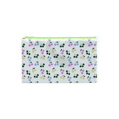 Green Cherries Cosmetic Bag (xs) by snowwhitegirl