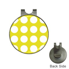 Big Dot Yellow Hat Clips With Golf Markers by snowwhitegirl