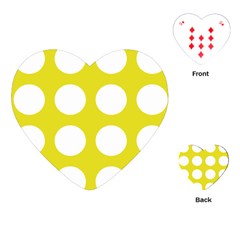 Big Dot Yellow Playing Cards (heart)  by snowwhitegirl