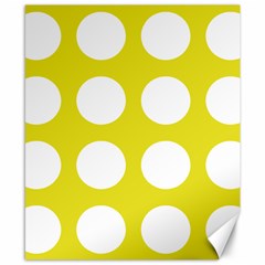 Big Dot Yellow Canvas 8  X 10  by snowwhitegirl